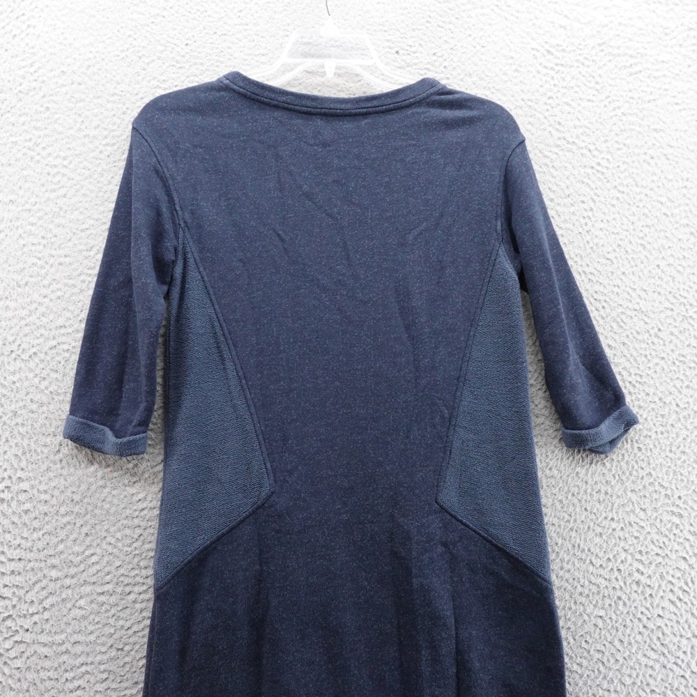 Poetry Half Sleeve Sweater Dress Size 4 Blue Women Sheath Cotton Blend‎ - Picture 4 of 13